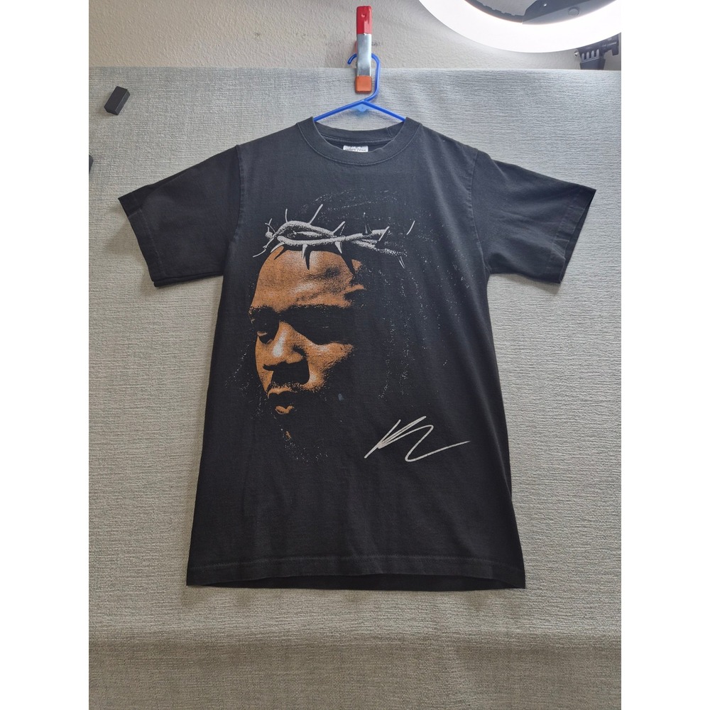 Shaka Wear Rapper Kendrick Lamar T Shirt Mens Small Black Graphic Print Cotton